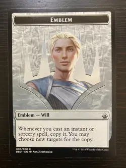 Battlebond Will Kenrith EMBLEM x1 MTG BBD Token 07/08 - Image 1
