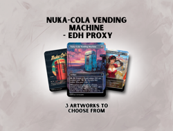 Nuka-Cola Vending Machine - Custom Magic: The Gathering Card - Image 1