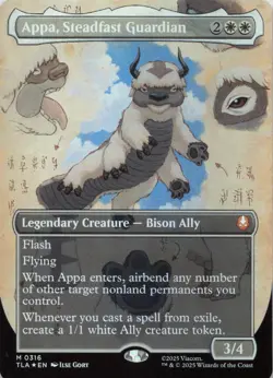 Appa, Steadfast Guardian (Borderless) - FOIL - M Avatar: The Last Airbender 316 - Image 1