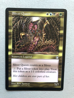 Mtg Carte Magic Stronghold Sliver Queen Reine Slivoide English LP - Image 1