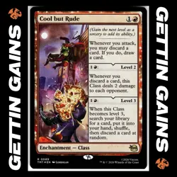 Cool But Rude - 0089 - R - Foil - TMNT - MTG - NM/M - Image 1