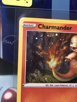 Pokemon Charmander Battle Styles Promo SWSH092 Holo Swirl Holo Bleed - Image 4
