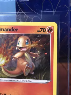 Pokemon Charmander Battle Styles Promo SWSH092 Holo Swirl Holo Bleed - Image 5