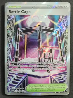 Battle Cage 116/094 Ultra Rare Phantasmal Flames Pokemon TCG - Image 1