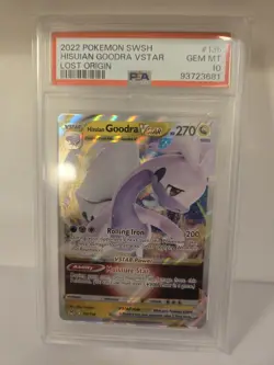 Psa 10 Hisuian Goodra VSTAR Lost Origin Pokemon Card - Image 1