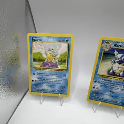 Pokemon TCG Base Set Squirtle Wartortle Blastoise Lot Wizards of the Coast 1999 - Image 2