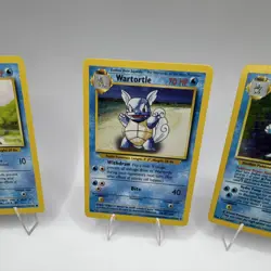 Pokemon TCG Base Set Squirtle Wartortle Blastoise Lot Wizards of the Coast 1999 - Image 3