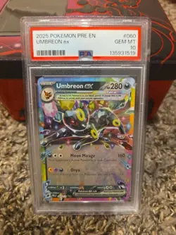 Pokemon Prismatic Evolutions Umbreon EX 60/131 PSA 10 - Image 1