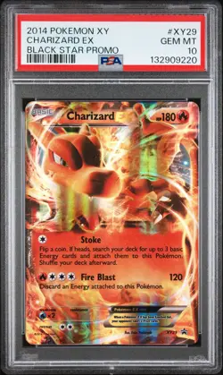 2014 POKEMON XY BLACK STAR PROMO #XY29 CHARIZARD EX PSA 10 - Image 2