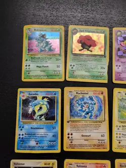 Alte Pokemon Karten Sammlung Bundle 19x Rare WotC HOLO 1. Edition Vintage Played - Image 2