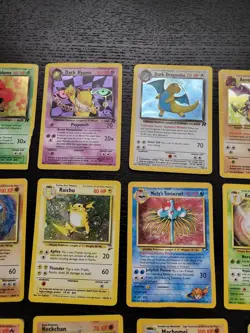 Alte Pokemon Karten Sammlung Bundle 19x Rare WotC HOLO 1. Edition Vintage Played - Image 3