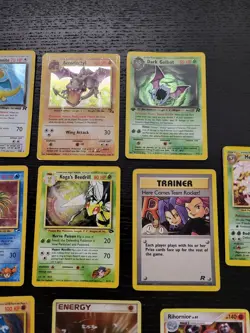 Alte Pokemon Karten Sammlung Bundle 19x Rare WotC HOLO 1. Edition Vintage Played - Image 4
