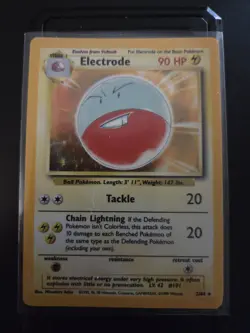 Pokemon TCG Electrode Jungle 2/64 Holo Unlimited Holo Rare No Symbol - Image 1