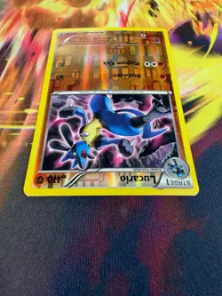 Lucario 47/124 NM Reverse Holo Rare Fates Collide 2016 Pokemon TCG - Image 3