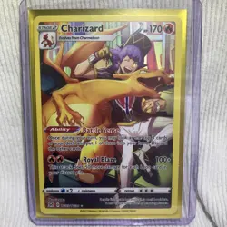 2022 Pokemon SWSH Lost Origin Charizard Trainer Gallery Full Art Rare #TG03/TG30 - Image 2