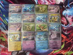 Pokemon Eevee Eeveelutions 16 Holo/Reverse Lot Sylveon Espeon Vaporeon Jolteon - Image 3