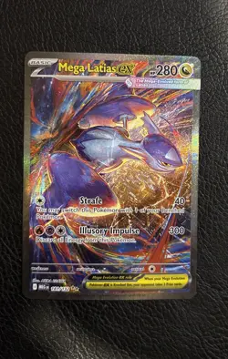 Pokemon TCG: Mega Latias EX 181/132 Me01: Mega Evolution Secret Rare NM - Image 1