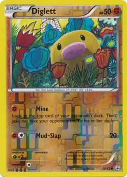 Diglett - 38/83 - Common - Reverse Holo - Generations #38/83 Pokemon TCG - Image 1