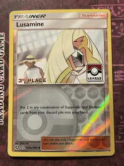 Lusamine - Pokemon League Prize 153a/156 - 3rd Place - Reverse Holo - LP - Image 1