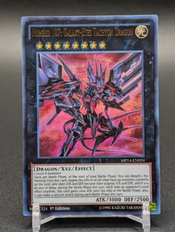 Number 107: Galaxy-Eyes Tachyon Dragon - Ultra Rare - MP14-EN024 - 1st Ed - VLP - Image 1