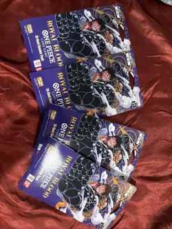 One Piece TCG OP-10 Royal Blood Sleeved Booster Pack - Sealed English Packs X4 - Image 1