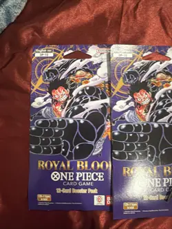 One Piece TCG OP-10 Royal Blood Sleeved Booster Pack - Sealed English Packs X4 - Image 5