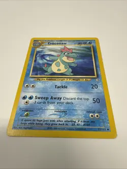 Croconaw 32/111 Neo Genesis Uncommon Vintage Pokemon Card TCG English MP - Image 2