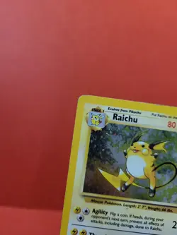 Pokemon Karte/card - Raichu 16/130 - Base Set 2 Holo - Light Played - Image 2