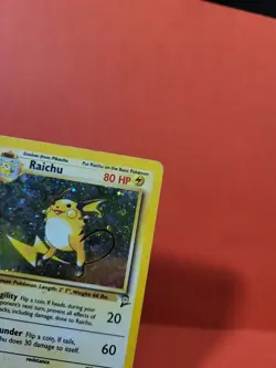 Pokemon Karte/card - Raichu 16/130 - Base Set 2 Holo - Light Played - Image 3