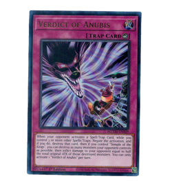 Yugioh Yu-Gi-Oh! Verdict of Anubis MZTM-EN009 Ultra Rare Foil Card NM - Image 1