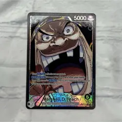Op09-081 Marshall.d.teach alternate leader card one piece ccg - Image 1