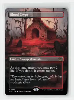 Blood Crypt Lorwyn Eclipsed Borderless Magic The Gathering MTG Card - Image 1