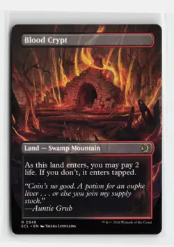 Blood Crypt Lorwyn Eclipsed Borderless Magic The Gathering MTG Card - Image 2