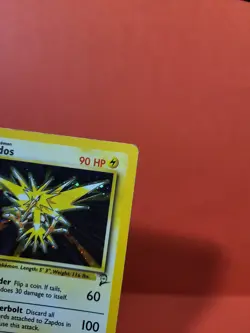 Pokemon Karte/card - Zapdos 20/130 - Base Set 2 Holo - Light Played - Image 3