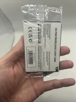 Sealed Pokemon TCG Mega Evolution Perfect Order STAFF Promo 4 Card Pack - Image 4