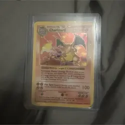 Pokemon Charizard Base Set Holo Rare 4/102 Trading Card 1999 Nintendo - Image 1
