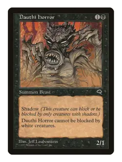 Dauthi Horror Magic the Gathering Tempest Common LP Lightly Played Single Card - Image 1