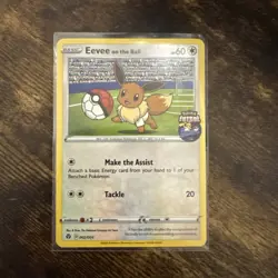 Pokemon Card Eevee On The Ball 002/005 Futsal Promo Near Mint - Image 1