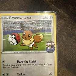 Pokemon Card Eevee On The Ball 002/005 Futsal Promo Near Mint - Image 3