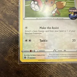 Pokemon Card Eevee On The Ball 002/005 Futsal Promo Near Mint - Image 5
