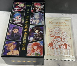 Re: Zero Premium Trading Collectible Card Booster Box CCG TCG Rem Ram 10 Packs - Image 1
