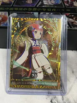 Re: Zero Premium Trading Collectible Card Booster Box CCG TCG Rem Ram 10 Packs - Image 5