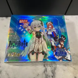 Genshin Impact Doujin Trading Card Booster Box CCG TCG SSR UR 30 Packs - Image 1