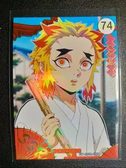 SSR Senjuro Rengoku Demon Slayer Trading Cards Kimetsu No Yaiba CCG - Image 1