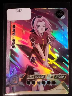 SSR Sakura Haruno Naruto Trading Card Anime CCG TCG - Image 1