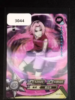 Naruto Trading Card Anime CCG TCG 3D HR Sakura Haruno - Image 1