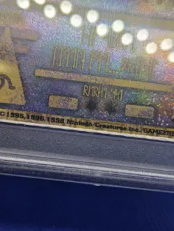 VTG 1999 Japanese Ancient Mew 1 NINTEDO ERROR Promo Card PSA 8 NM-MT - Image 3