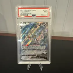 Zacian v Crown Zenith: Galarian Gallery Holo Ultra Rare Card GG48/GG70 PSA9 - Image 1