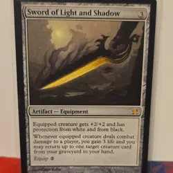 Magic The Gathering Sword of Light and Shadow Artifact Equipment English Rahn - Image 1