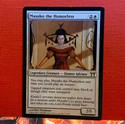 Masako the Humorless - Lightly Played / LP - Magic the Gathering MTG - Image 1